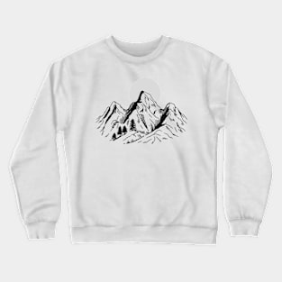 Mountain Monochrome Crewneck Sweatshirt